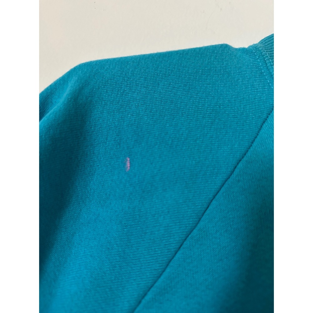 Vintage Fruit of the Loom Newport Rhode Island Sweatshirt XL Teal Made in USA - Picture 4 of 7
